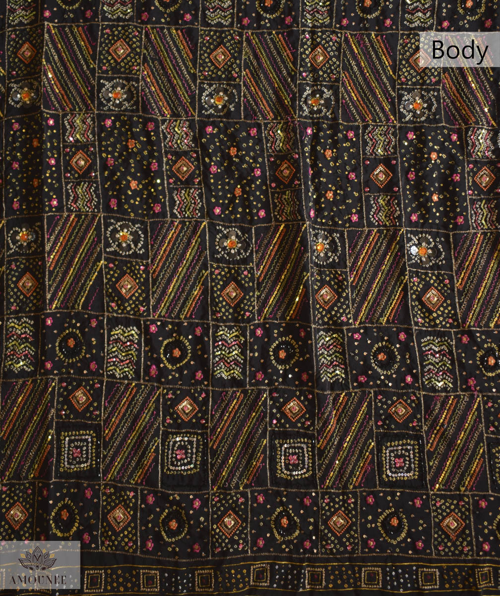 BANDHANI CREPE SILK SAREE