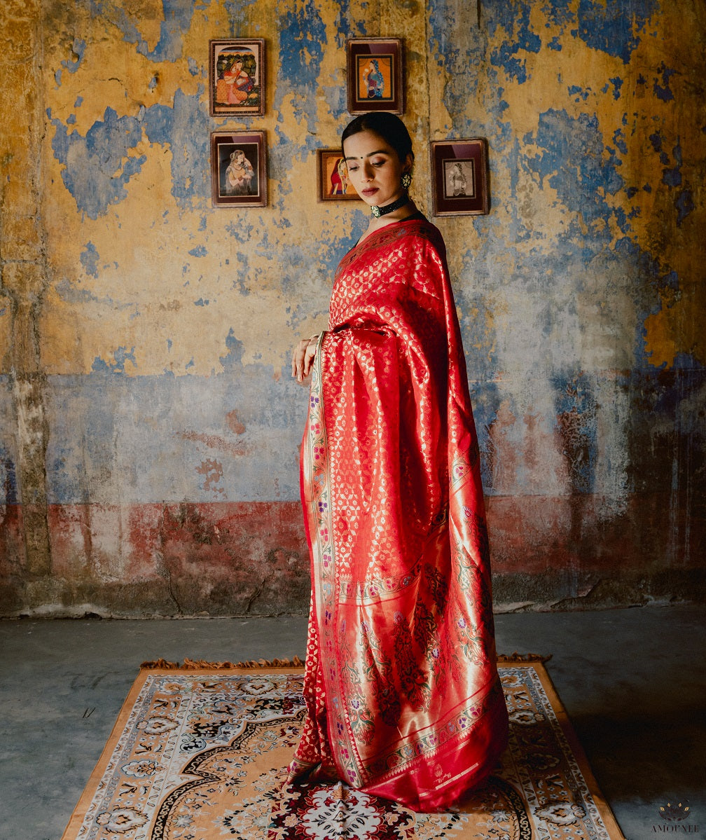 ASHAWALI BROCADE SILK SAREE