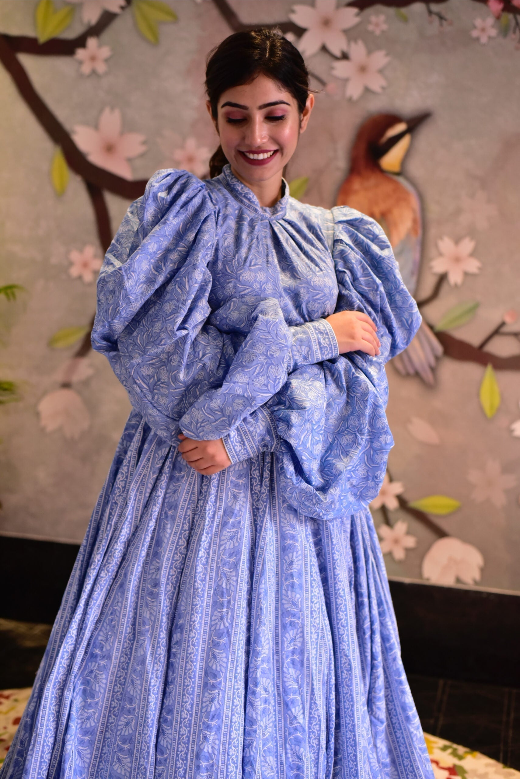 Carolina trendy sleeves maxi