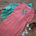 French Pink & Turquoise Romance Suit (3 piece)
